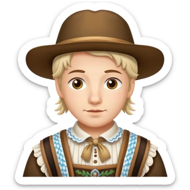 Wearing a Bavariantt Ty costume sticker