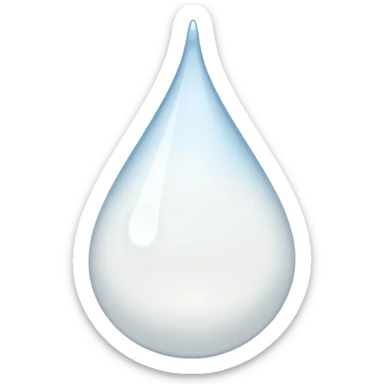 The drop is White  sticker