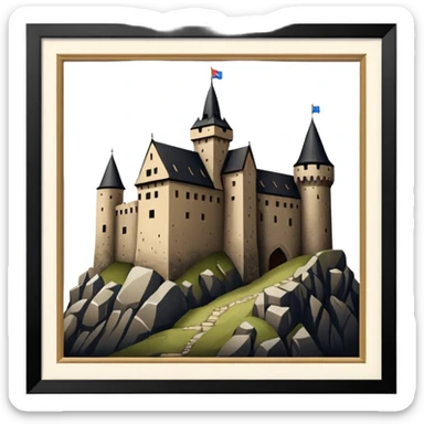 Slovakia Medieval Castle sticker