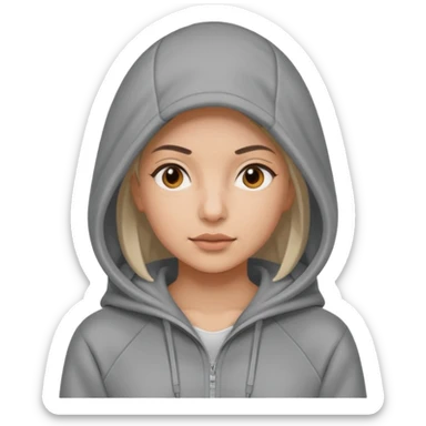 woman walks in a tracksuit   sticker