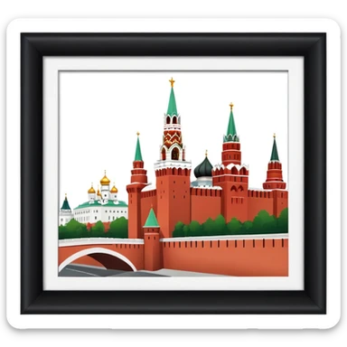 moscow kremlin sticker