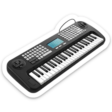 Electric keyboard sticker
