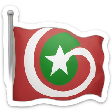 Flag shahada sticker