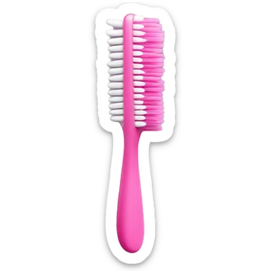 pink toothbrush sticker