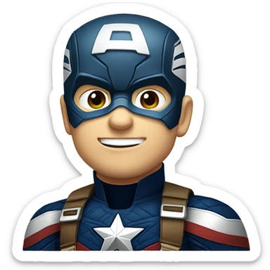 Captain America  sticker