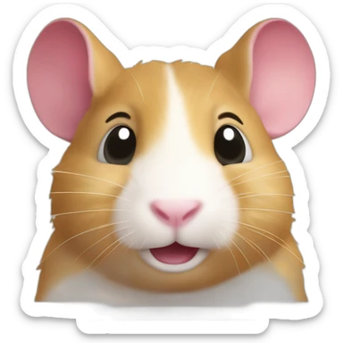 Hamster pouce vers le haut sticker