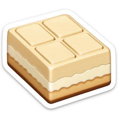 Kinder milk slice sticker