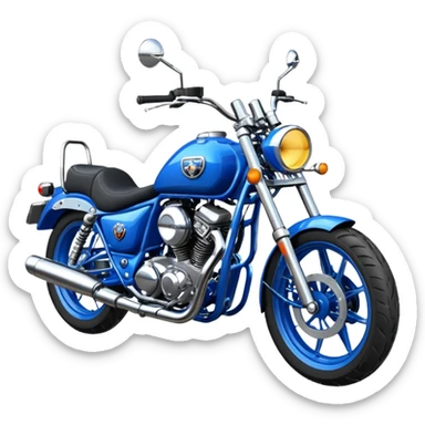 Hunter 350 rebel Blue sticker