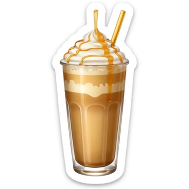 Ice latte honey salt non whipping  sticker