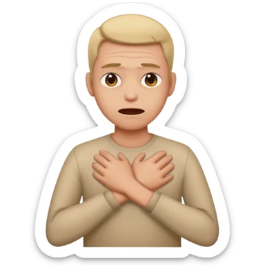 human back pain sticker