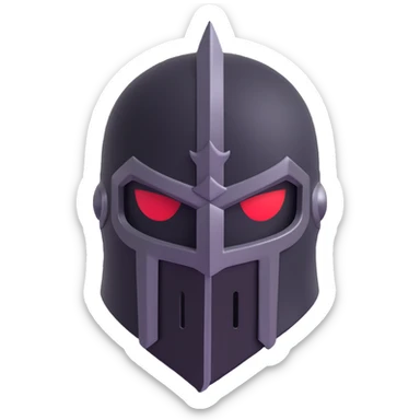 Black Knight head  sticker