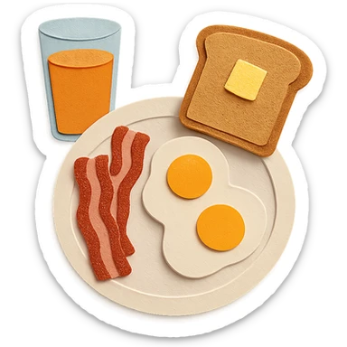 breakfast sticker