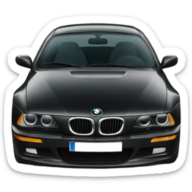black bmw sticker