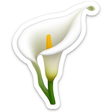 Calla Lily sticker