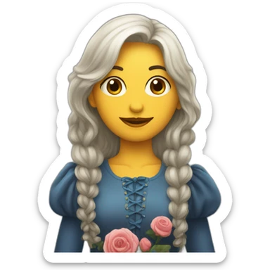 Carita de enamorado sticker