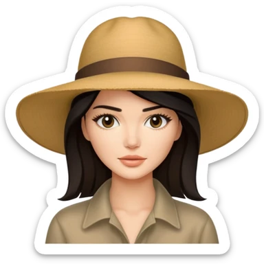Kendal jenner with hat sticker