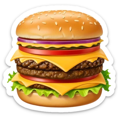 A ultra yummy Big Mac ad sticker
