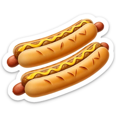 mustard sausage  sticker