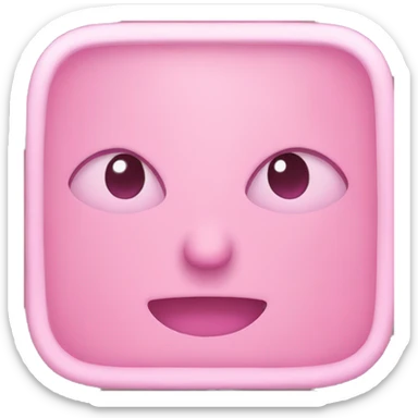 Pink message sticker