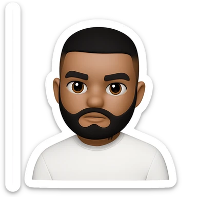 Convert this photo to a 3D emoji in Apple style, closely resembling the original person, with smooth features and expressive face, no background. The style should emulate Apple's 3D emoji look with smooth and expressive features. sticker