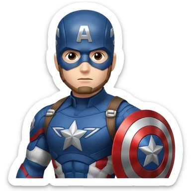Captain America  sticker