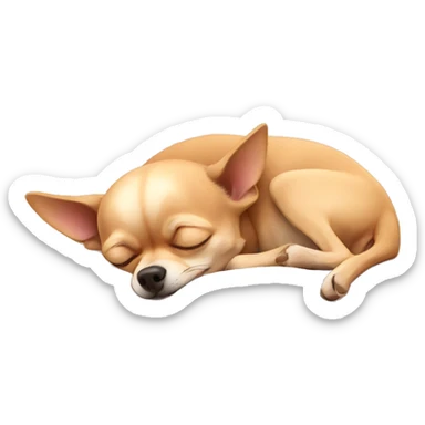 Chihuahua sleeping sticker