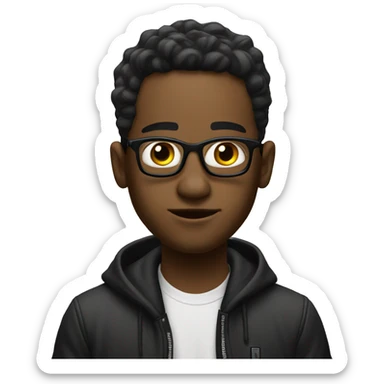 un beatmaker en studio sticker