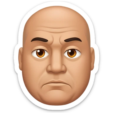 Heavy man emoji sticker