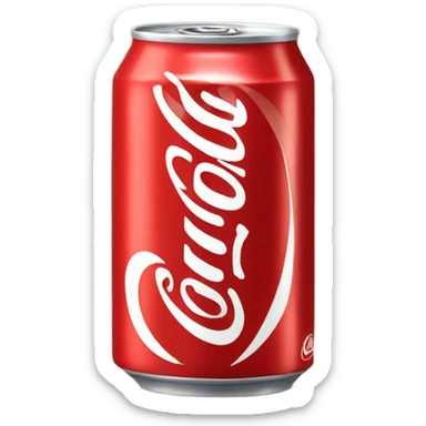 Coke can sticker