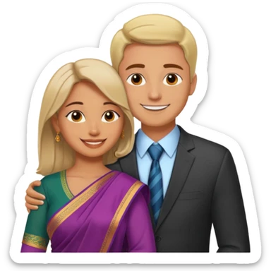 Office romance gone full Bollywood 💅😂” sticker