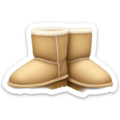 Ugg slippers sticker