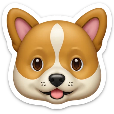 CHIEN QUI JAPPE sticker