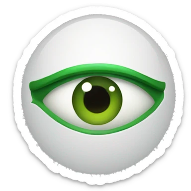 Un noir roux yeux vert  sticker