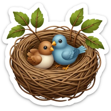 birdnest sticker