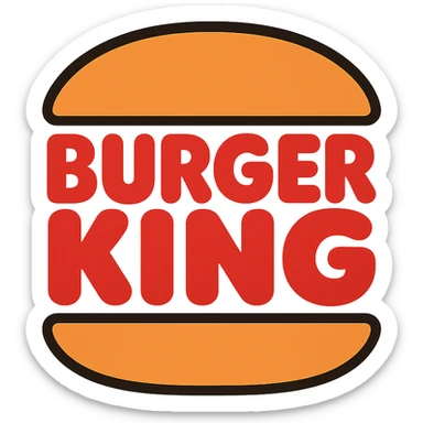 Burger King logo sticker
