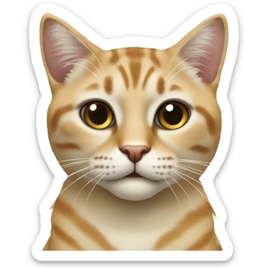 Кот сидит на окне за коном ночь и звезды  sticker