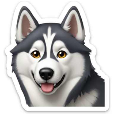 syberian husky si sticker