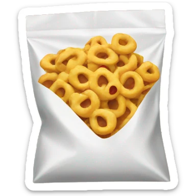 Snack bag sticker