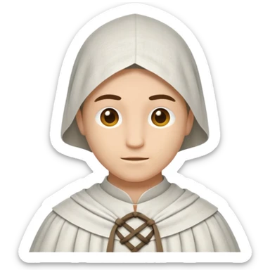 Medieval Coif sticker