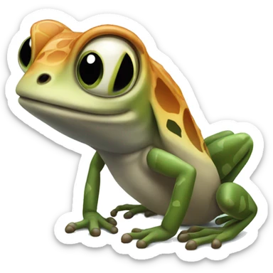 Una rana sticker