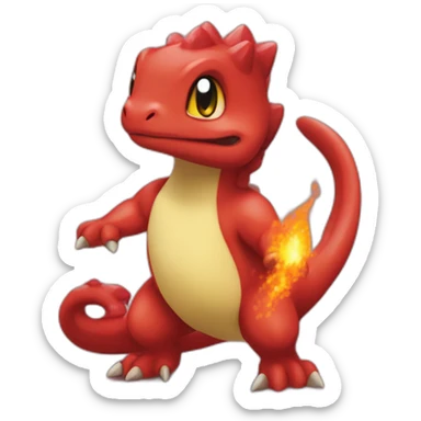 charmeleon polemon sticker