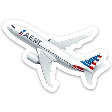 Single American Airlines 737 Max 8 sticker