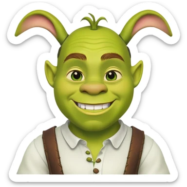 shrek sticker