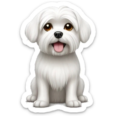 Maltese dog  sticker
