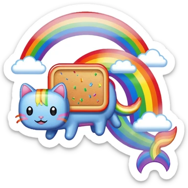 nyan cat gif sticker