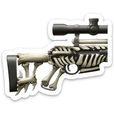 bones sniper rifle sticker