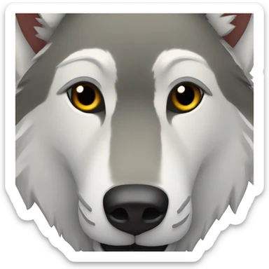 sigma alpha wolf sticker