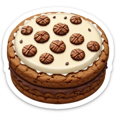german chocolate cookie sticker