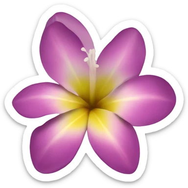 Pretty Hawaiian flower sticker