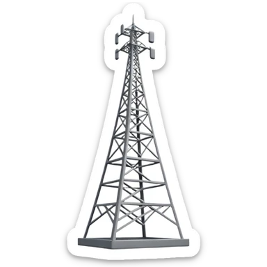 telephone tower sticker